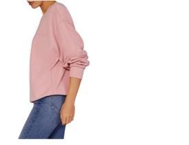 Blusa Moletom Flanelado Gola Careca Sem Capuz