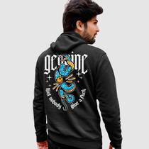 Blusa Moletom Genuine Grit Masculina Estampada Algodão 30.1 Ain't Nobody Give a F***