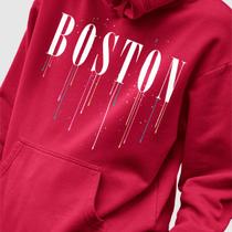 Blusa Moletom Genuine Grit Masculina Estampada Algodão 30.1 Boston