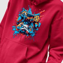 Blusa Moletom Genuine Grit Masculina Estampada Algodão 30.1 Controle Splash