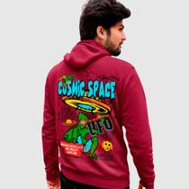 Blusa Moletom Genuine Grit Masculina Estampada Algodão 30.1 Cosmic Space