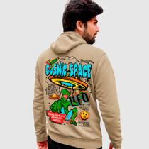 Blusa Moletom Genuine Grit Masculina Estampada Algodão 30.1 Cosmic Space