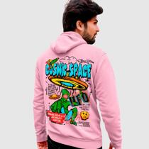 Blusa Moletom Genuine Grit Masculina Estampada Algodão 30.1 Cosmic Space