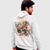 Blusa Moletom Genuine Grit Masculina Estampada Algodão 30.1 Dragão Tokyo