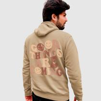 Blusa Moletom Genuine Grit Masculina Estampada Algodão 30.1 Good Thing Are Coming