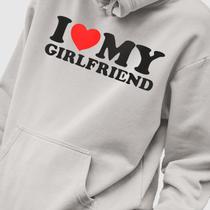 Blusa Moletom Genuine Grit Masculina Estampada Algodão 30.1 I Love My Girlfriend