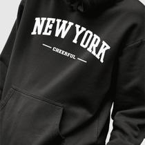 Blusa Moletom Genuine Grit Masculina Estampada Algodão 30.1 New York