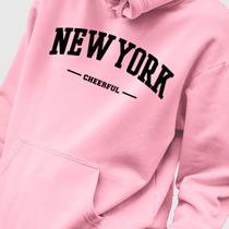 Blusa Moletom Genuine Grit Masculina Estampada Algodão 30.1 New York