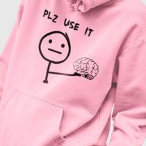 Blusa Moletom Genuine Grit Masculina Estampada Algodão 30.1 Plz Use It