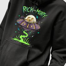 Blusa Moletom Genuine Grit Masculina Estampada Algodão 30.1 Rick e Morthy