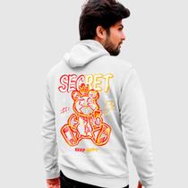 Blusa Moletom Genuine Grit Masculina Estampada Algodão 30.1 Secret Keep Happy