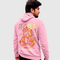 Blusa Moletom Genuine Grit Masculina Estampada Algodão 30.1 Secret Keep Happy