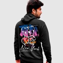 Blusa Moletom Genuine Grit Masculina Estampada Algodão 30.1 Ted New York