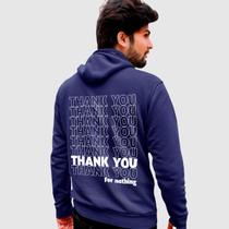 Blusa Moletom Genuine Grit Masculina Estampada Algodão 30.1 Thank You For Nothing