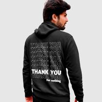 Blusa Moletom Genuine Grit Masculina Estampada Algodão 30.1 Thank You For Nothing