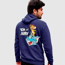 Blusa Moletom Genuine Grit Masculina Estampada Algodão 30.1 Tom e Jerry
