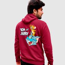 Blusa Moletom Genuine Grit Masculina Estampada Algodão 30.1 Tom e Jerry