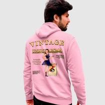 Blusa Moletom Genuine Grit Masculina Estampada Algodão 30.1 Vintage