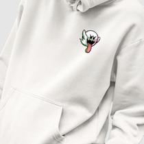 Blusa Moletom Genuine Grit Masculino Estampado Algodão 30.1 Boo Mario Ghost