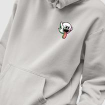 Blusa Moletom Genuine Grit Masculino Estampado Algodão 30.1 Boo Mario Ghost