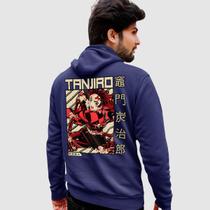 Blusa Moletom Genuine Grit Masculino Estampado Algodão 30.1 Demon Slayer Tanjiro Kamado