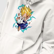 Blusa Moletom Genuine Grit Masculino Estampado Algodão 30.1 Dragon Ball Majin Vegeta