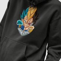 Blusa Moletom Genuine Grit Masculino Estampado Algodão 30.1 Dragon Ball Vegeta Saiyajin