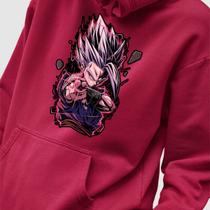 Blusa Moletom Genuine Grit Masculino Estampado Algodão 30.1 Dragon Ball Vegeta Ultra Ego