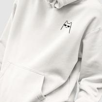 Blusa Moletom Genuine Grit Masculino Estampado Algodão 30.1 Gato de Oculos