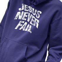 Blusa Moletom Genuine Grit Masculino Estampado Algodão 30.1 Jesus Never Fail