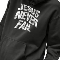 Blusa Moletom Genuine Grit Masculino Estampado Algodão 30.1 Jesus Never Fail