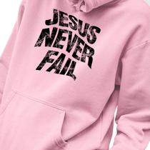 Blusa Moletom Genuine Grit Masculino Estampado Algodão 30.1 Jesus Never Fail