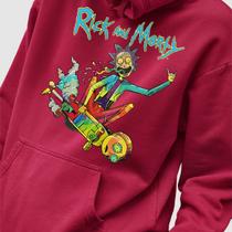 Blusa Moletom Genuine Grit Masculino Estampado Algodão 30.1 Rick e Morty Skate Trip