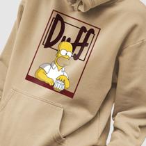 Blusa Moletom Genuine Grit Masculino Estampado Algodão 30.1 Simpons Homer Duff