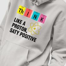 Blusa Moletom Genuine Grit Masculino Estampado Algodão 30.1 Think Like a Proton