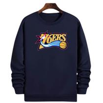 Blusa Moletom Gola Basquete 76ers Philadelfia Basketball Blusa Moletom Gola Basquete 76ers Philadelfia Basketball