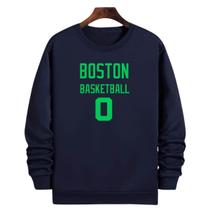 Blusa Moletom Gola Basquete Boston Basketball número 0