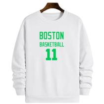 Blusa Moletom Gola Basquete Boston Basketball número 11