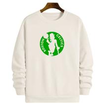 Blusa Moletom Gola Basquete Boston Celticss Basketball