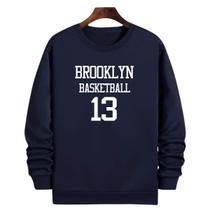 Blusa Moletom Gola Basquete Brooklyn Basketball número 13
