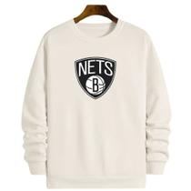 Blusa Moletom Gola Basquete Brookyln Netss Kyrie KD Basketball Blusa Moletom Gola Basquete Brookyln Netss Kyrie KD Basketball