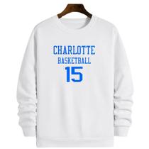 Blusa Moletom Gola Basquete Charlotte Basketball número 1 Blusa Moletom Gola Basquete Charlotte Basketball número 1