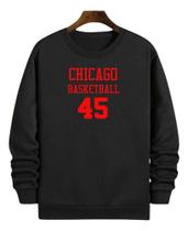 Blusa Moletom Gola Basquete Chicago Basketball Número 45