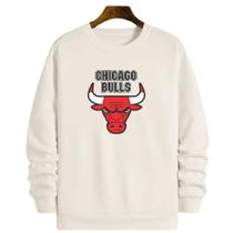 Blusa Moletom Gola Basquete Chicago Buullss Dennis Rodman Basketball