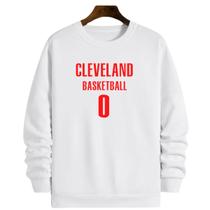 Blusa Moletom Gola Basquete Cleveland Basketball número 0