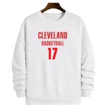 Blusa Moletom Gola Basquete Cleveland Basketball número 17