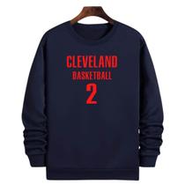 Blusa Moletom Gola Basquete Cleveland Basketball número 2 Blusa Moletom Gola Basquete Cleveland Basketball número 2