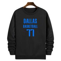 Blusa Moletom Gola Basquete Dallas Basketball número 77