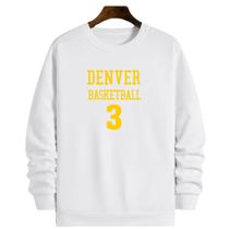 Blusa Moletom Gola Basquete Denver Basketball número 3