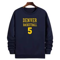 Blusa Moletom Gola Basquete Denver Basketball número 5